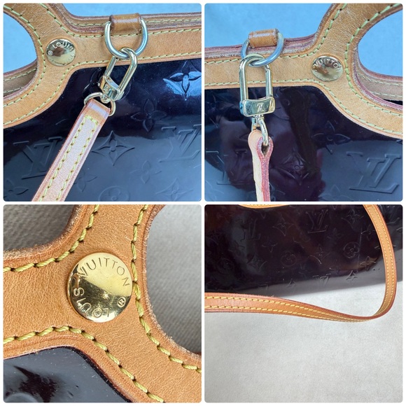 Louis Vuitton Vernis Roxbury Drive Amarante Patent Leather Shoulder Bag - Picture 13 of 16